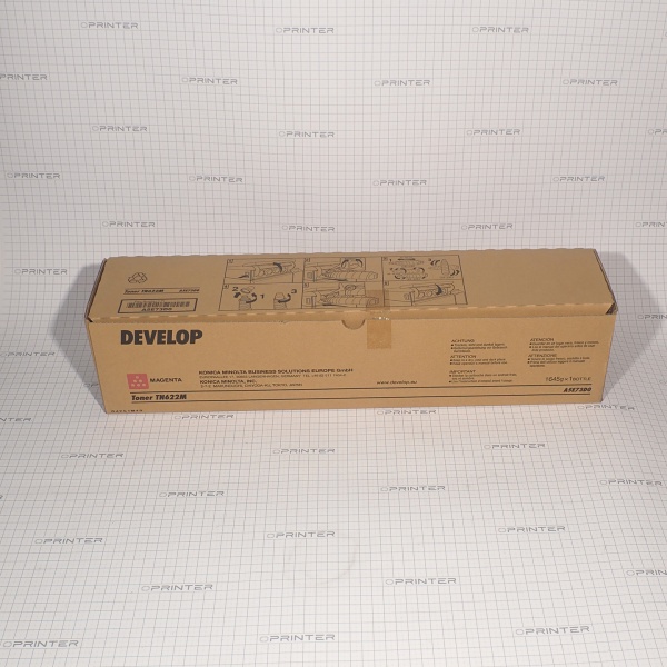 Тонер TN-622M (1645гр) magenta пурпурный Konica Minolta A5E7351