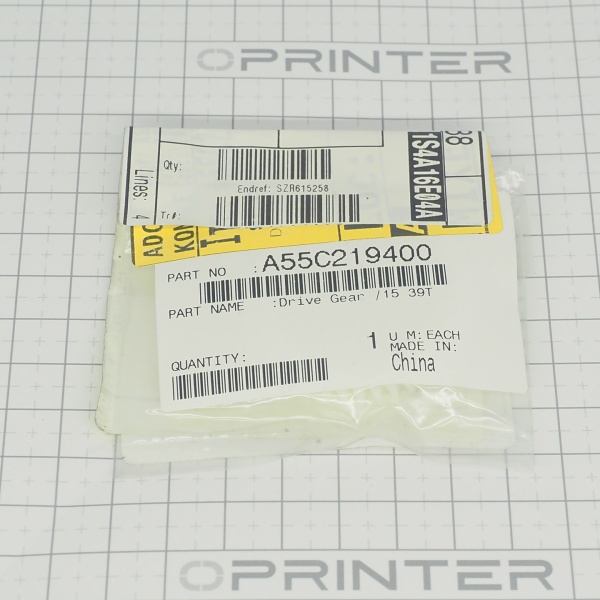 Шестерня (Drive Gear/15) Konica Minolta A55C219400