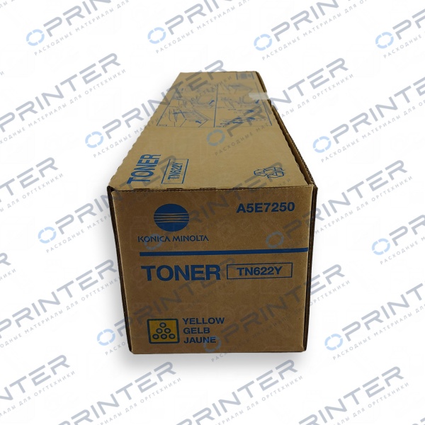 Тонер TN-622Y yellow желтый Konica Minolta A5E7250 Тонер TN-622Y yellow желтый Konica Minolta A5E7250