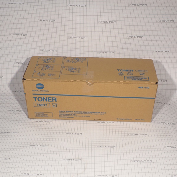 Тонер TN-017 (2100гр) black черный Konica Minolta A9K1150