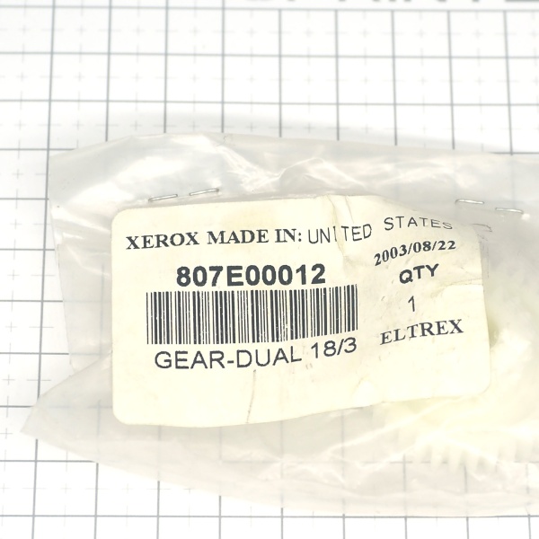 Шестерня Gear-dual 18/3 Xerox 807E00012