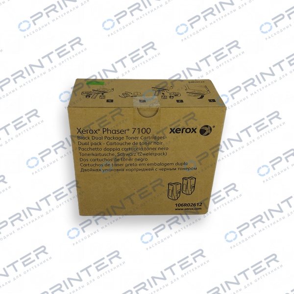 Тонер-картридж черный Xerox 106R02612