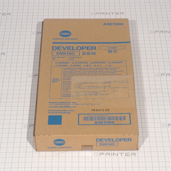 Девелопер DV-616C cyan синий Konica Minolta A5E7900