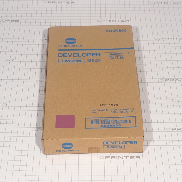 Девелопер DV-629M magenta пурпурный Konica Minolta AD3K800