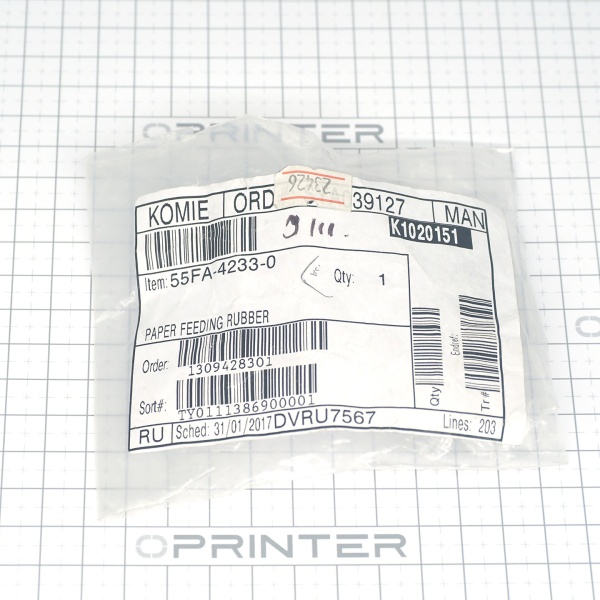 Ролик подачи резиновый Konica Minolta 55FA42330 Ролик подачи резиновый Konica Minolta 55FA42330
