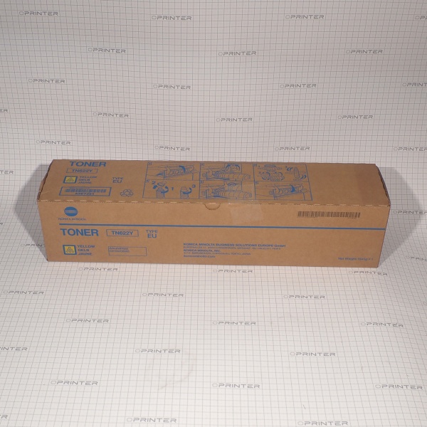 Тонер TN-622Y (1645гр) yellow желтый Konica Minolta A5E7251