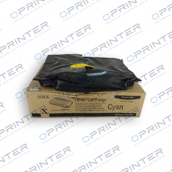 Тонер картридж синий повышенной емкости Xerox 106R00680