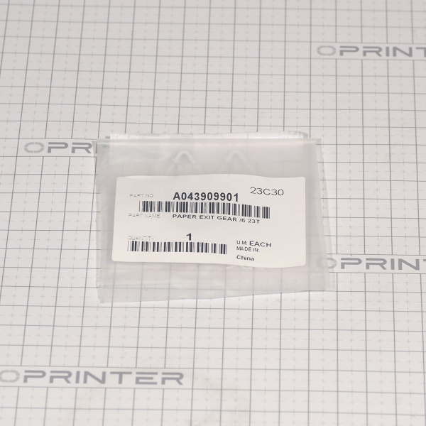 Шестерня узла выхода /6 23T Konica Minolta A043909901