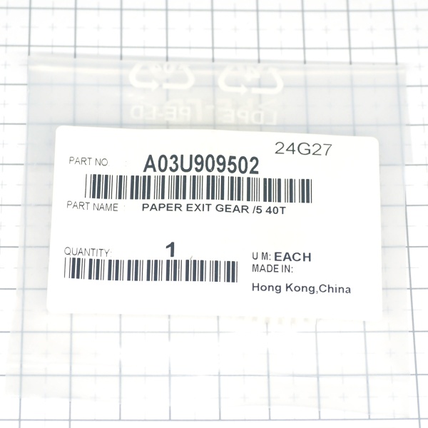 Шестерня вывода бумаги 5 40T Konica Minolta A03U909502 Шестерня вывода бумаги 5 40T Konica Minolta A03U909502