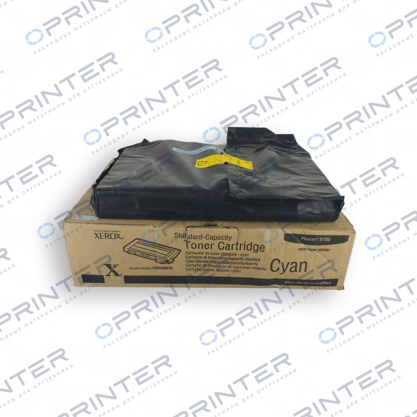 Тонер картридж синий Xerox 106R00676