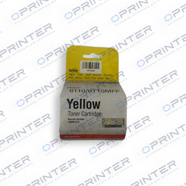 Тонер-картридж желтый Xerox 106R01273
