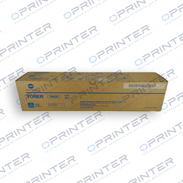 Тонер TN-622C (1645гр) cyan синий Konica Minolta A5E7451