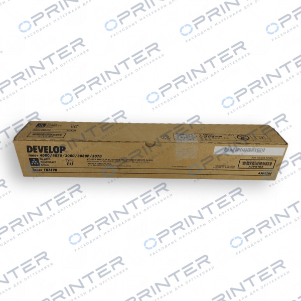 Тонер TN-619K (1222гр) black черный Develop A3VX1D5