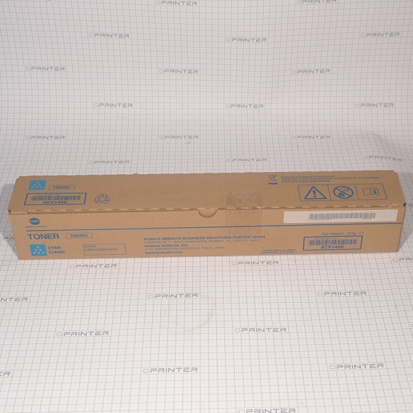 Тонер TN-626C cyan синий Konica Minolta ACV1450