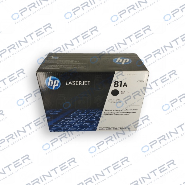 Картридж 81A black черный HP CF281A