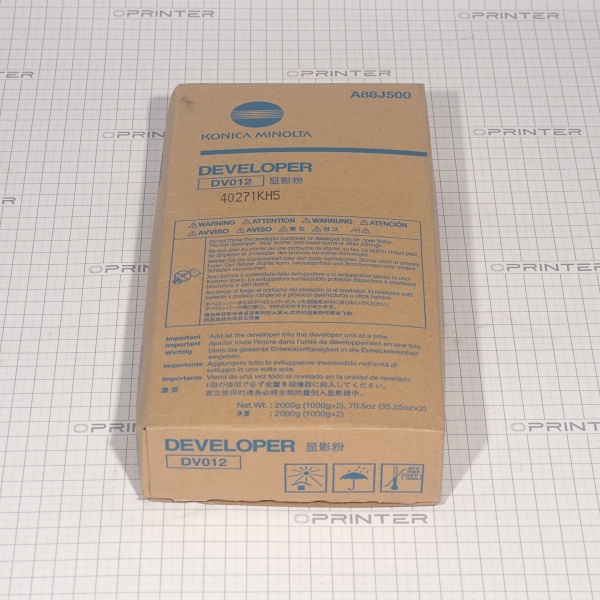 Девелопер DV-012 (2000гр) black черный Konica Minolta A88J500