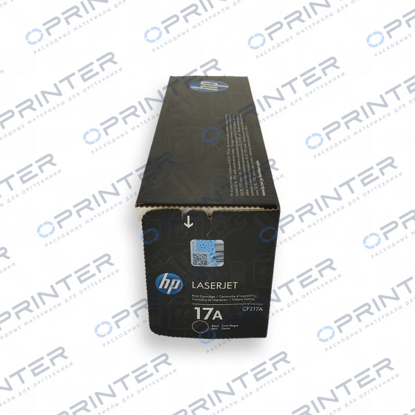 Картридж 17A black черный HP CF217A